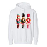 Sequin Nutcracker Garment-Dyed Fleece Hoodie