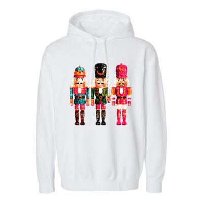 Sequin Nutcracker Garment-Dyed Fleece Hoodie