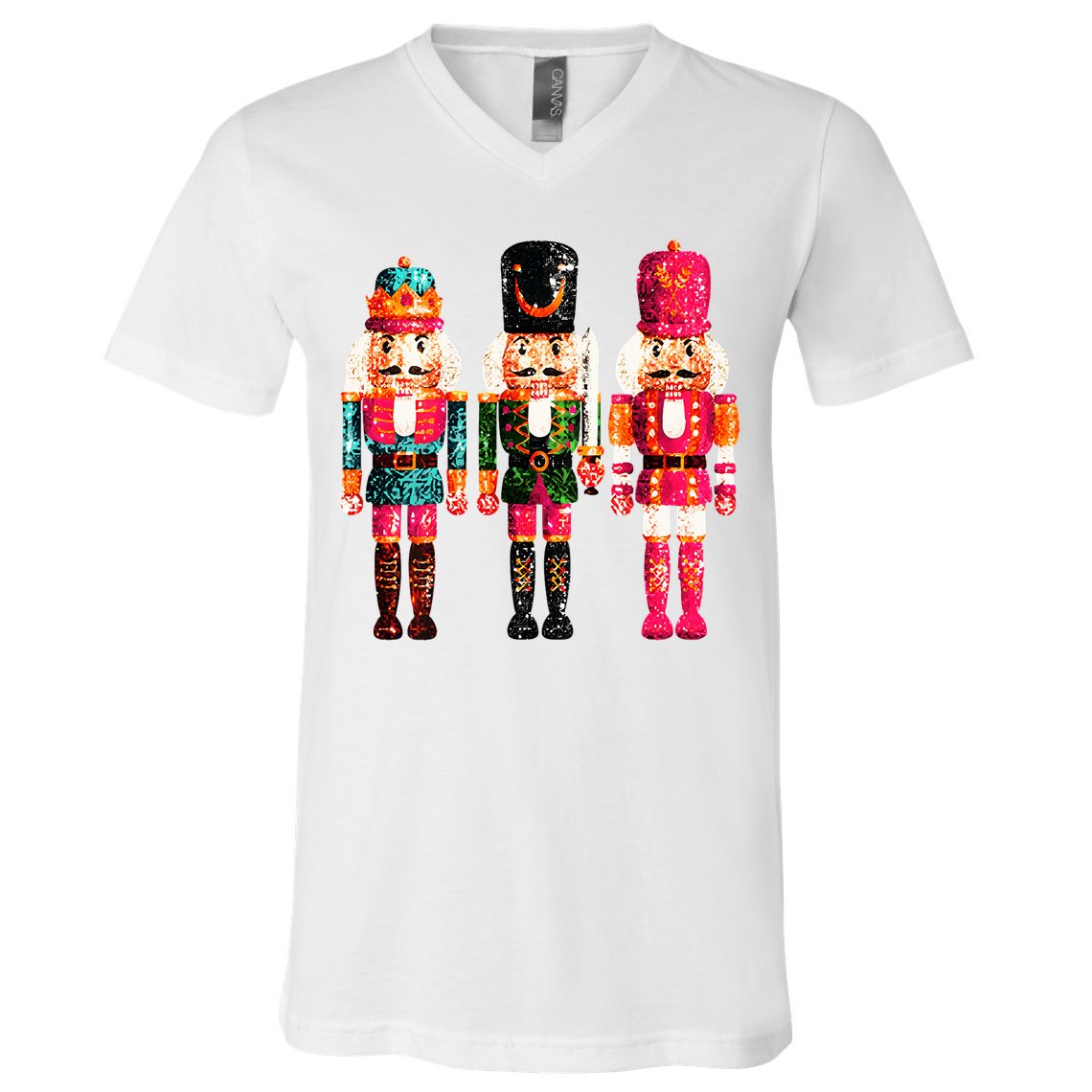 Sequin Nutcracker V-Neck T-Shirt