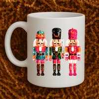 Sequin Nutcracker Mug