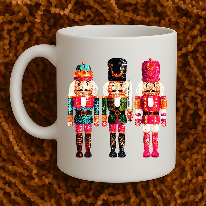 Sequin Nutcracker Mug