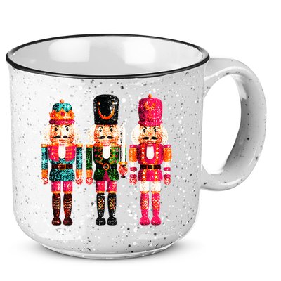 Sequin Nutcracker 15oz Campfire Ceramic Mug