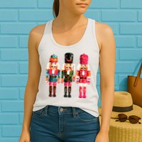 Sequin Nutcracker Womens Tank Top