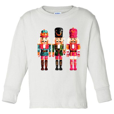 Sequin Nutcracker Toddler Long Sleeve Shirt