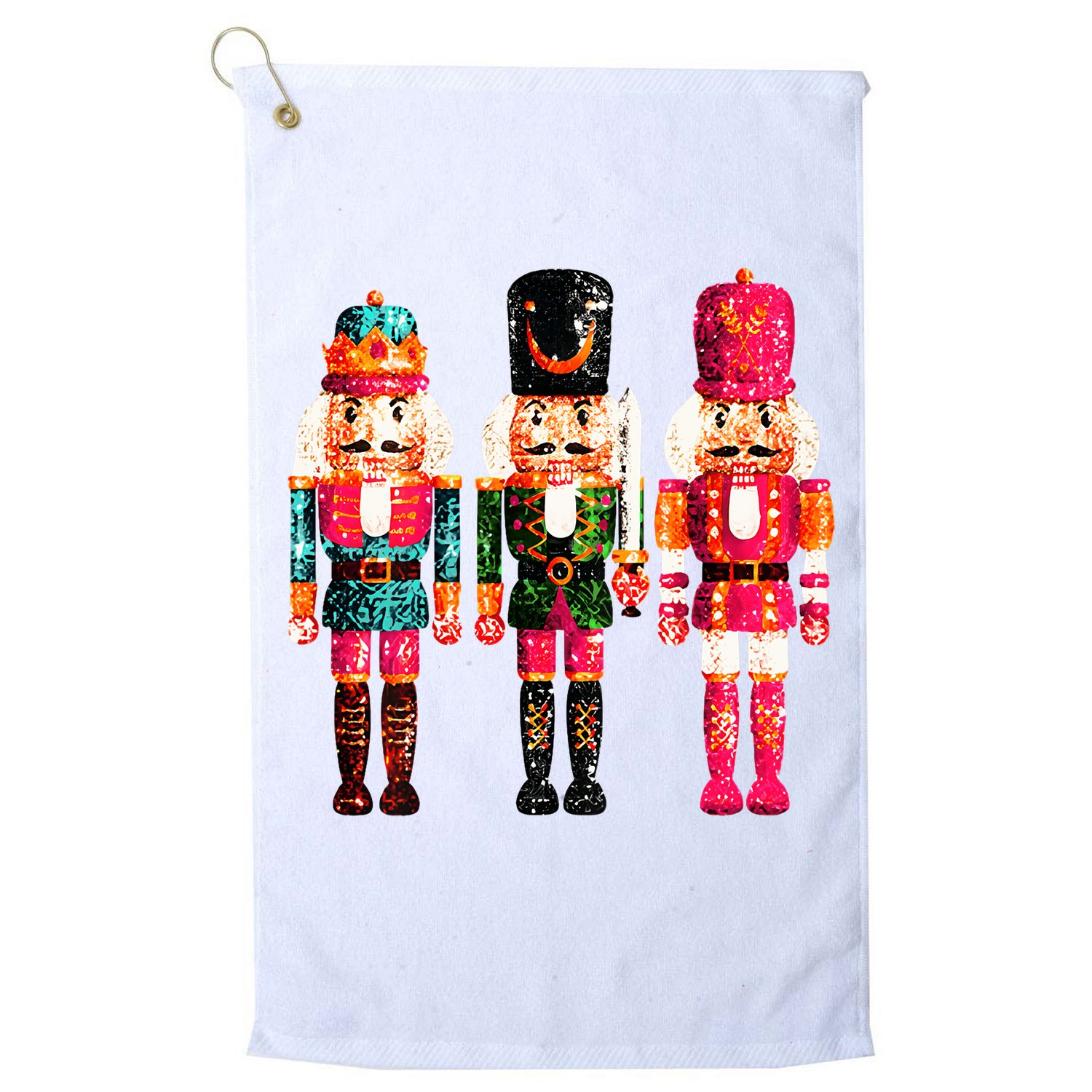 Sequin Nutcracker Golf Towel