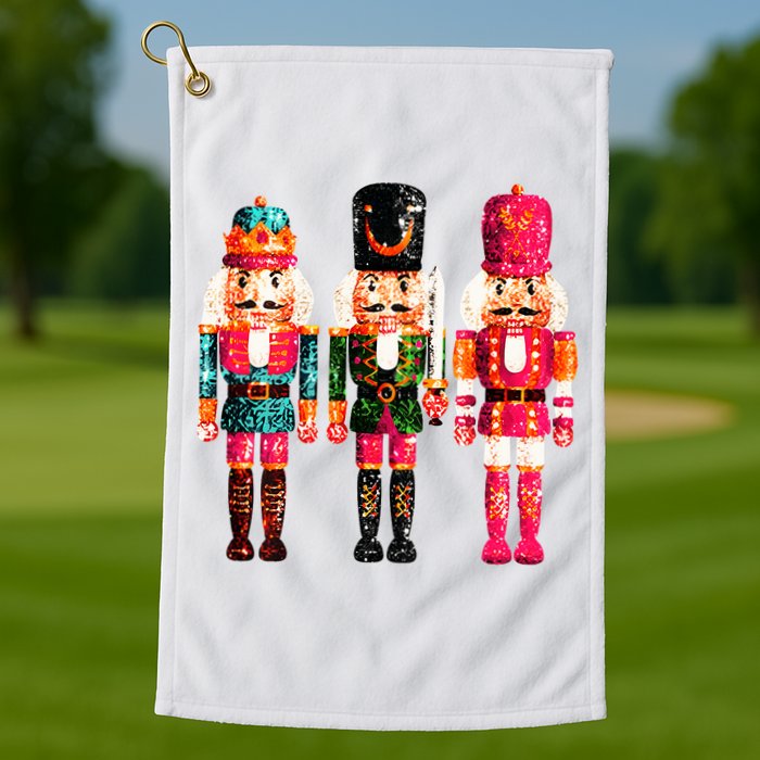 Sequin Nutcracker Golf Towel