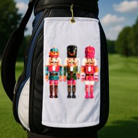 Sequin Nutcracker Golf Towel