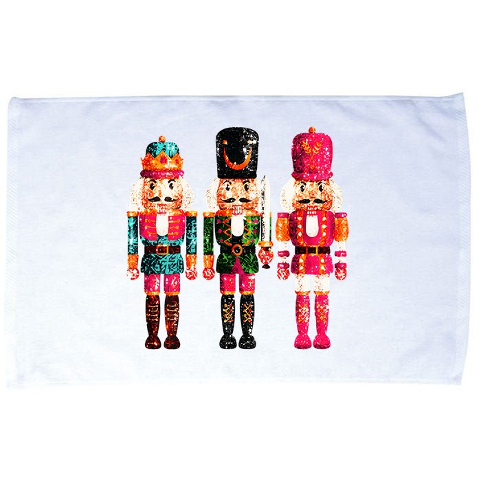 Sequin Nutcracker Microfiber Hand Towel