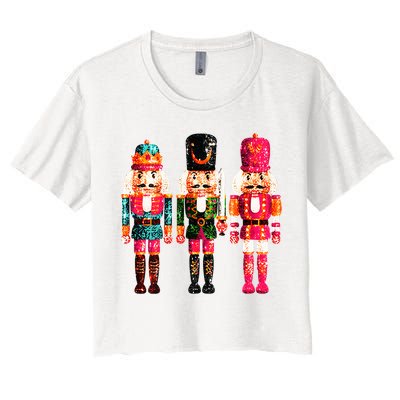 Sequin Nutcracker Crop Top