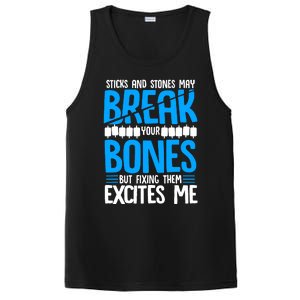 Sticks N Stones Break Ur Bones Orthopedic Surgeon Doctor PosiCharge Competitor Tank