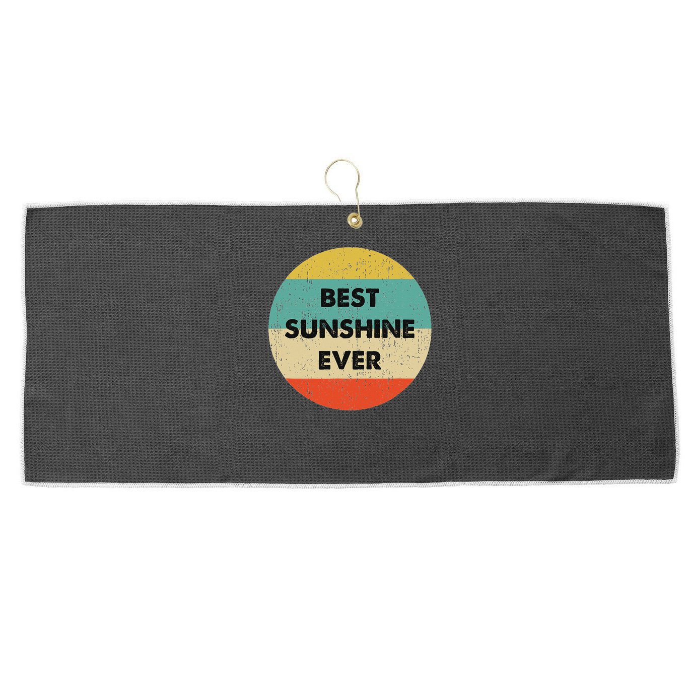 Sunshine Name Large Microfiber Waffle Golf Towel
