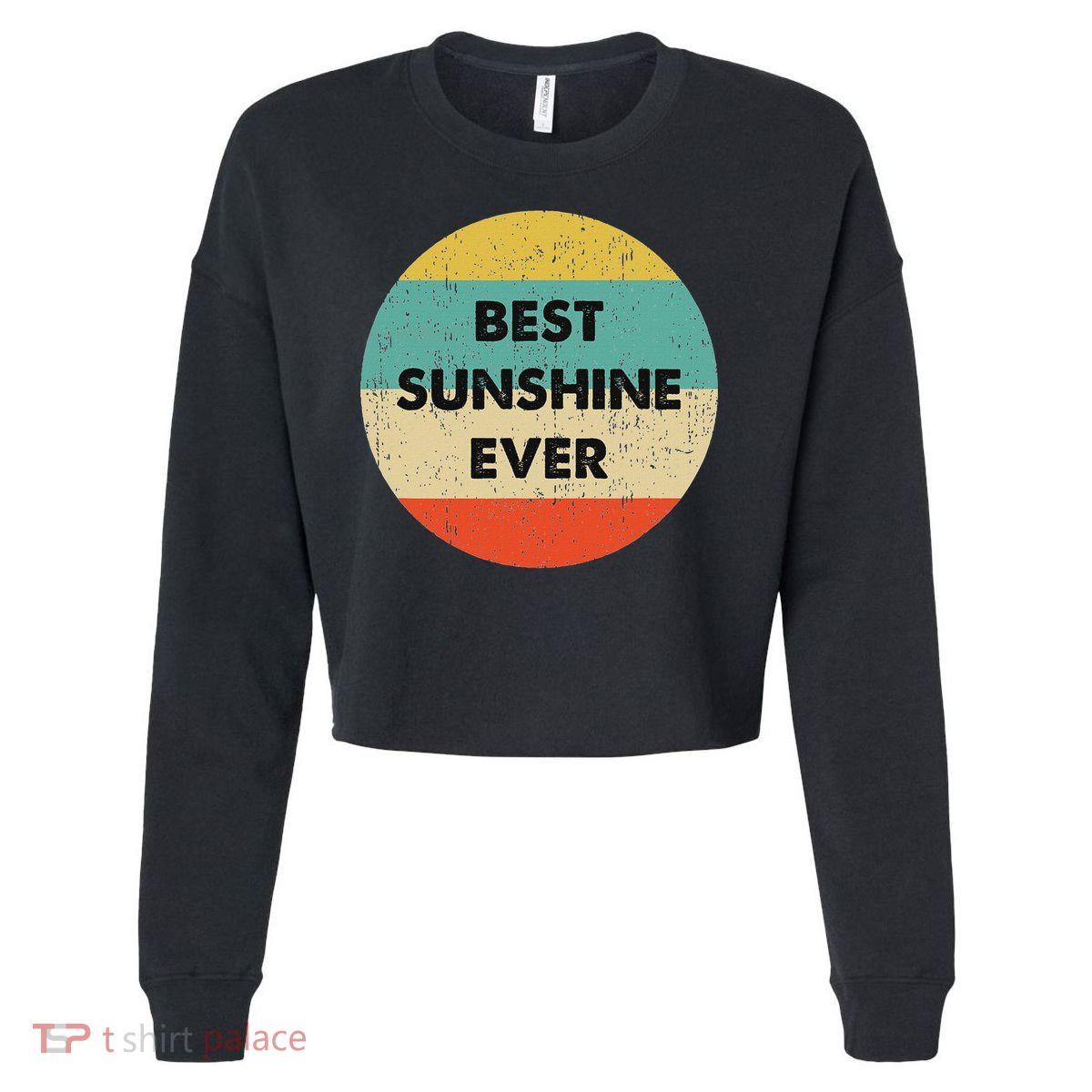Sunshine Name Cropped Pullover Crew