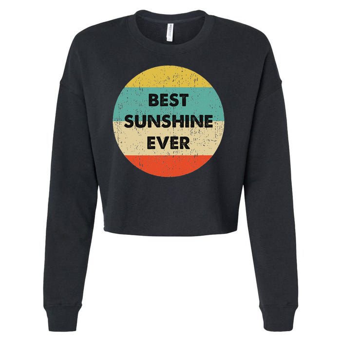 Sunshine Name Cropped Pullover Crew