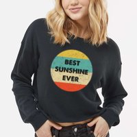 Sunshine Name Cropped Pullover Crew