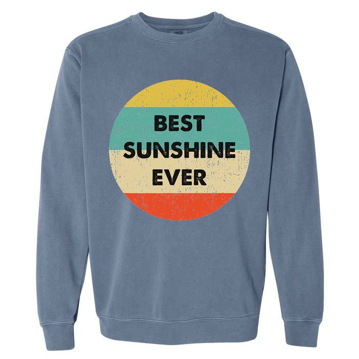 Sunshine Name Garment-Dyed Sweatshirt