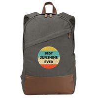 Sunshine Name Cotton Canvas Backpack