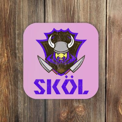 Skol Nordic Scandinavian Warrior Viking Helmet Coaster