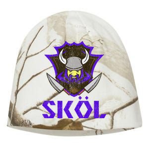 Skol Nordic Scandinavian Warrior Viking Helmet Kati - Camo Knit Beanie