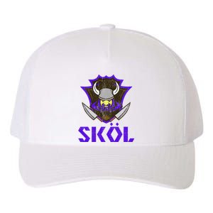 Skol Nordic Scandinavian Warrior Viking Helmet Yupoong Adult 5-Panel Trucker Hat