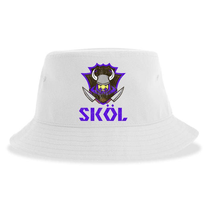 Skol Nordic Scandinavian Warrior Viking Helmet Sustainable Bucket Hat