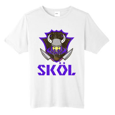 Skol Nordic Scandinavian Warrior Viking Helmet Tall Fusion ChromaSoft Performance T-Shirt