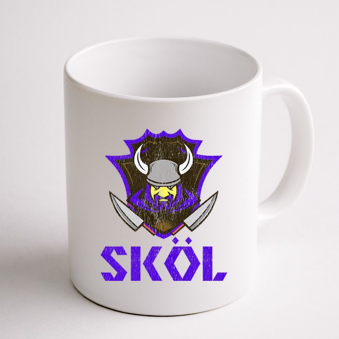 Skol Nordic Scandinavian Warrior Viking Helmet Coffee Mug