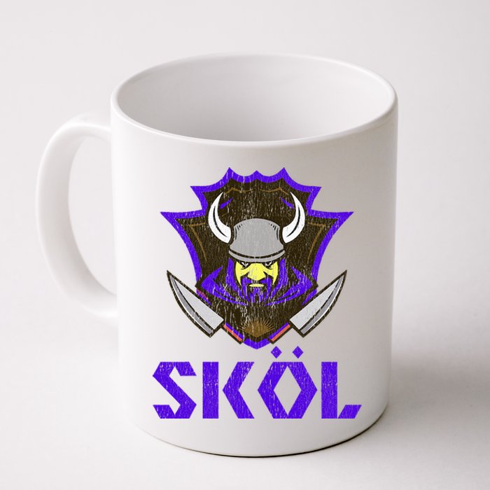 Skol Nordic Scandinavian Warrior Viking Helmet Coffee Mug