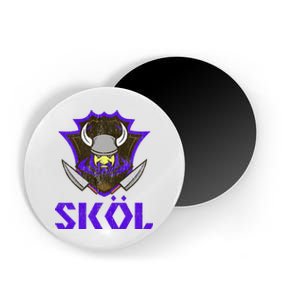 Skol Nordic Scandinavian Warrior Viking Helmet Magnet