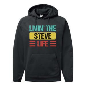 Steve Name Performance Fleece Hoodie