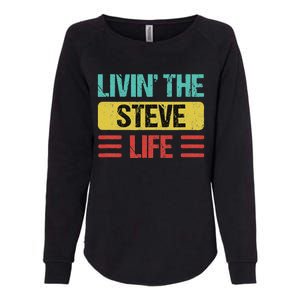 Steve Name Womens California Wash Sweatshirt