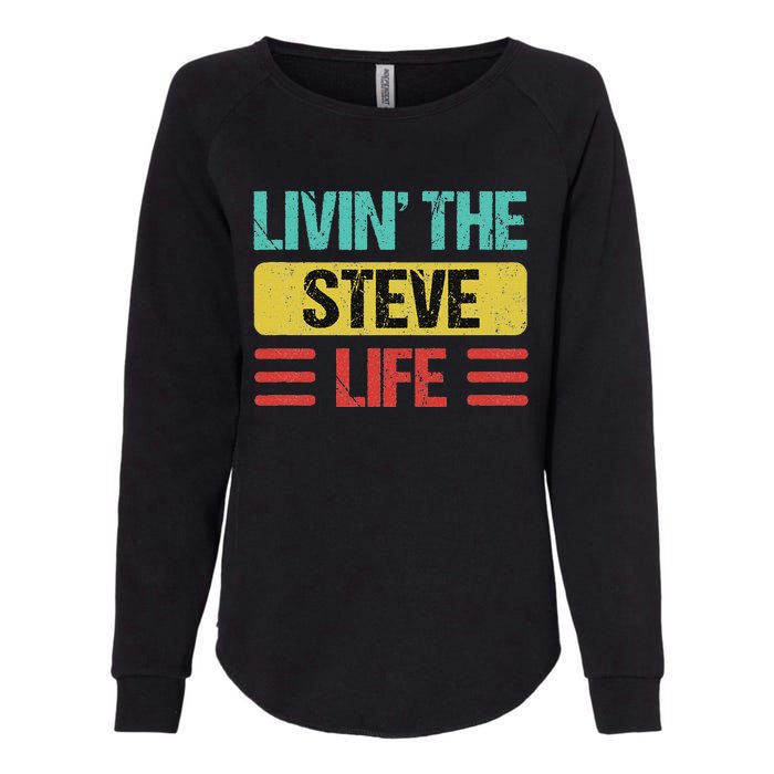 Steve Name Womens California Wash Sweatshirt