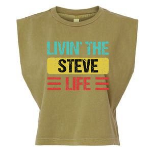 Steve Name Garment-Dyed Women's Muscle Tee