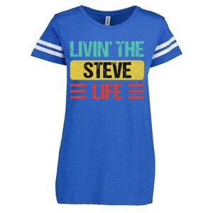 Steve Name Enza Ladies Jersey Football T-Shirt