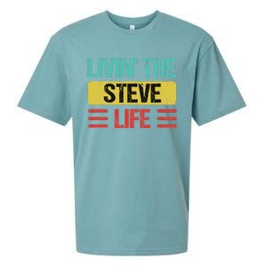 Steve Name Sueded Cloud Jersey T-Shirt