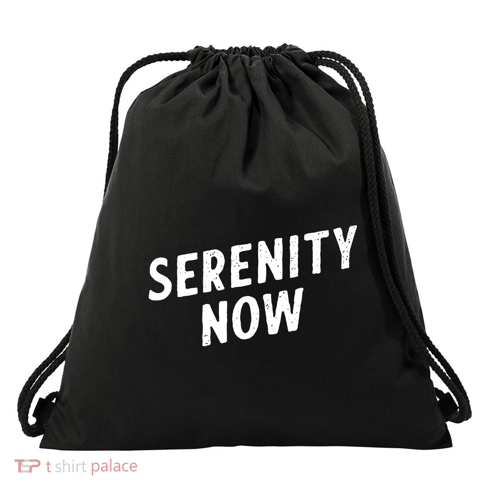 Serenity Now Drawstring Bag