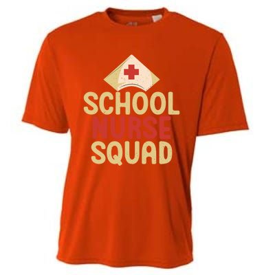 School Nurse Squad School Nurse Gift Cooling Performance Crew T-Shirt