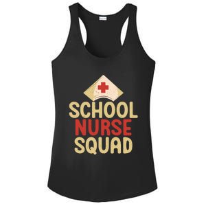 School Nurse Squad School Nurse Gift Ladies PosiCharge Competitor Racerback Tank