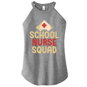 School Nurse Squad School Nurse Gift Women's Perfect Tri Rocker Tank