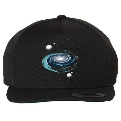 Space Nebula Wool Snapback Cap