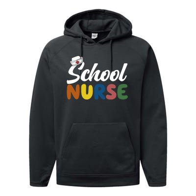 School Nurse Performance Fleece Hoodie