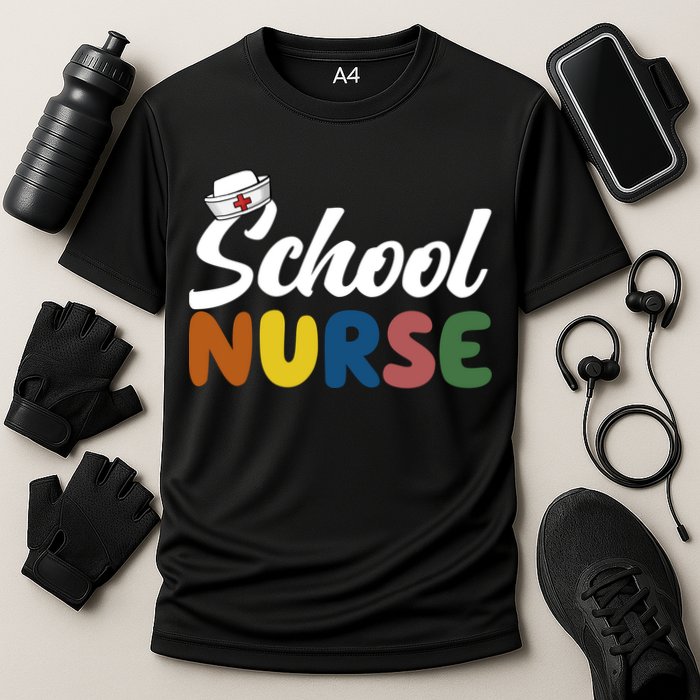 School Nurse Cooling Performance Crew T-Shirt