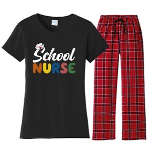 School Nurse Women's Flannel Pajama Set