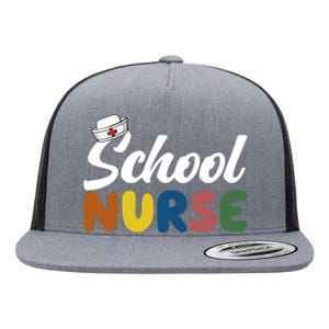 School Nurse Flat Bill Trucker Hat