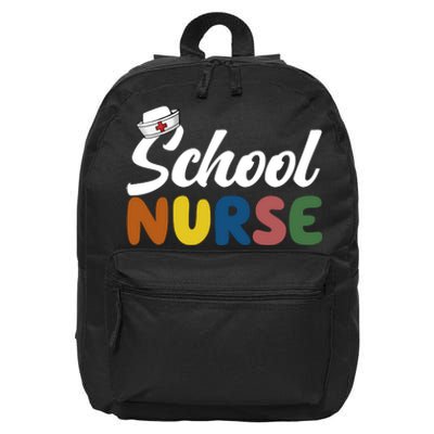 School Nurse 16 in Basic Backpack