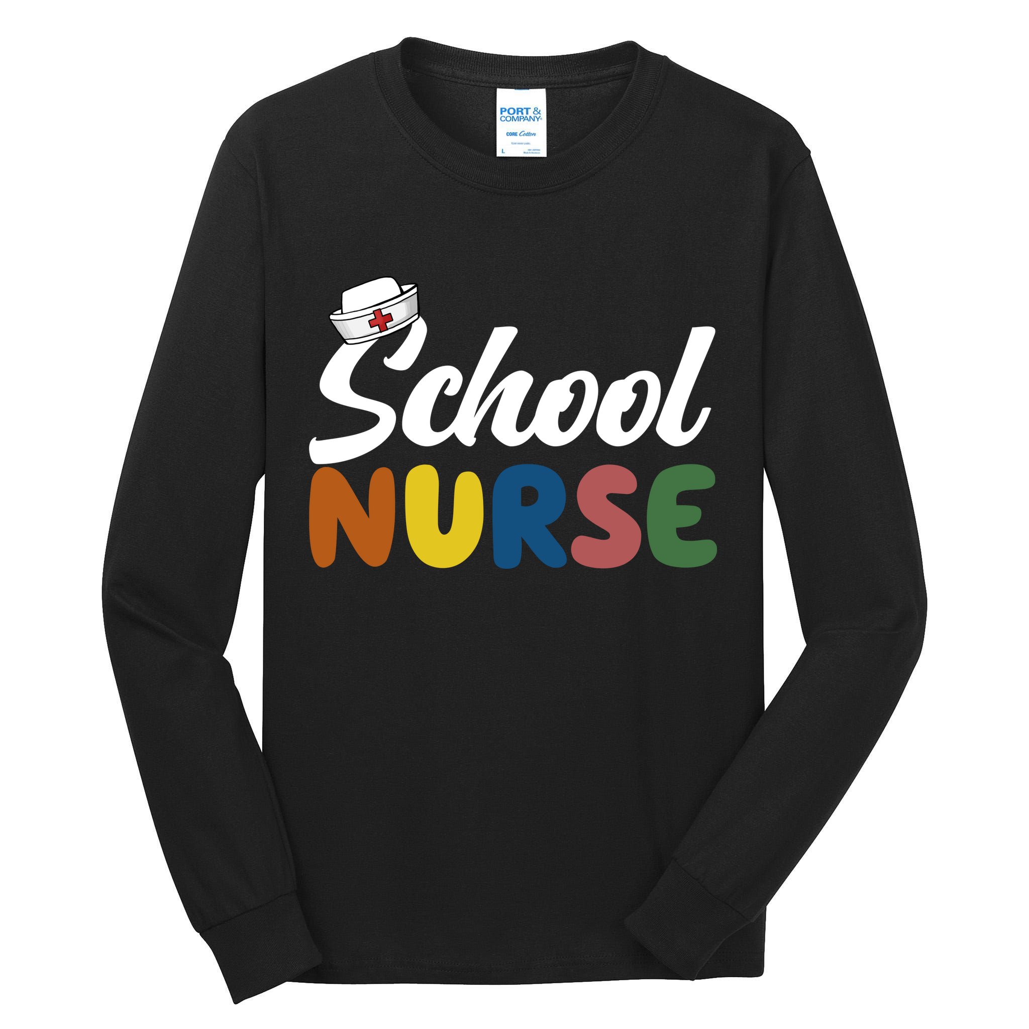 School Nurse Tall Long Sleeve T-Shirt