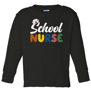 School Nurse Toddler Long Sleeve Shirt