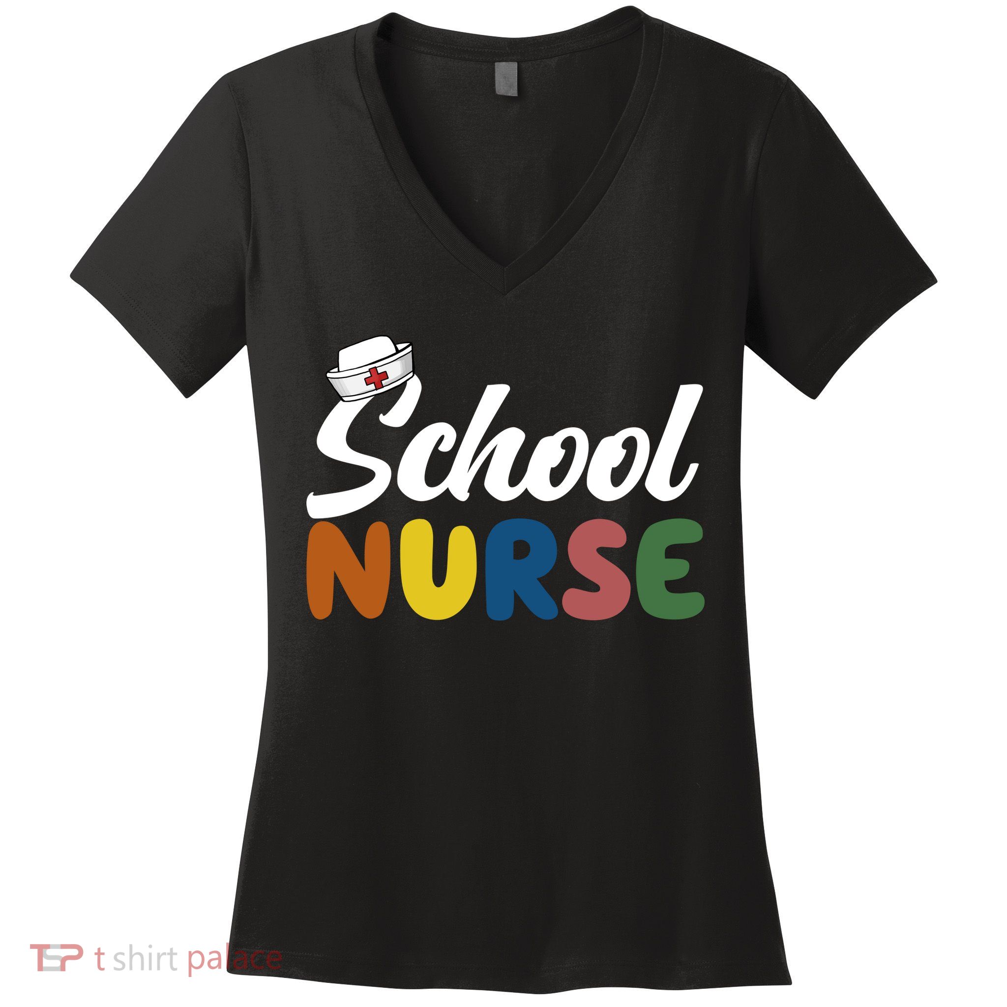 School Nurse Women's V-Neck T-Shirt