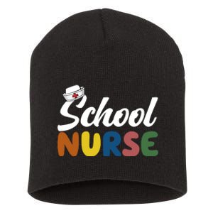 School Nurse Short Acrylic Beanie