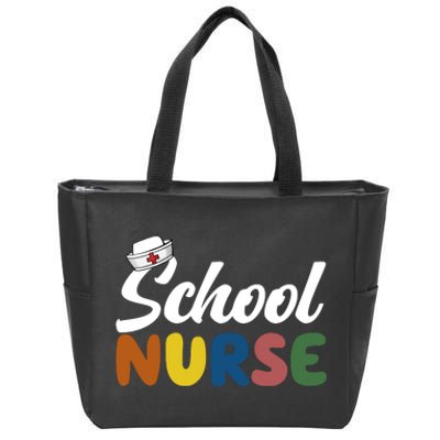 School Nurse Zip Tote Bag