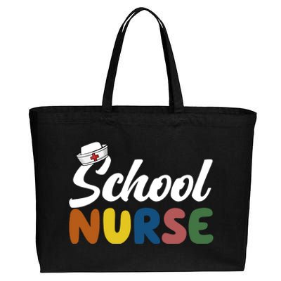 School Nurse Cotton Canvas Jumbo Tote